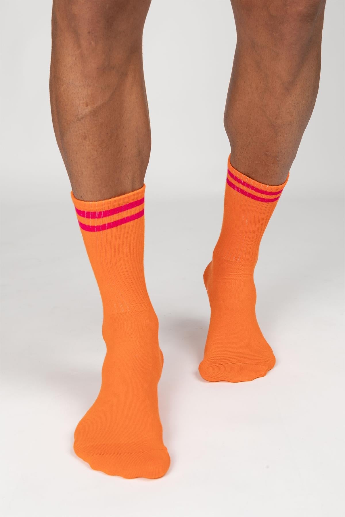 Paul Kenzie-Motley Socks Unisex Nakışlı Uzun Tenis Çorap Rainbow 4-Çorap-3-Milagron.com