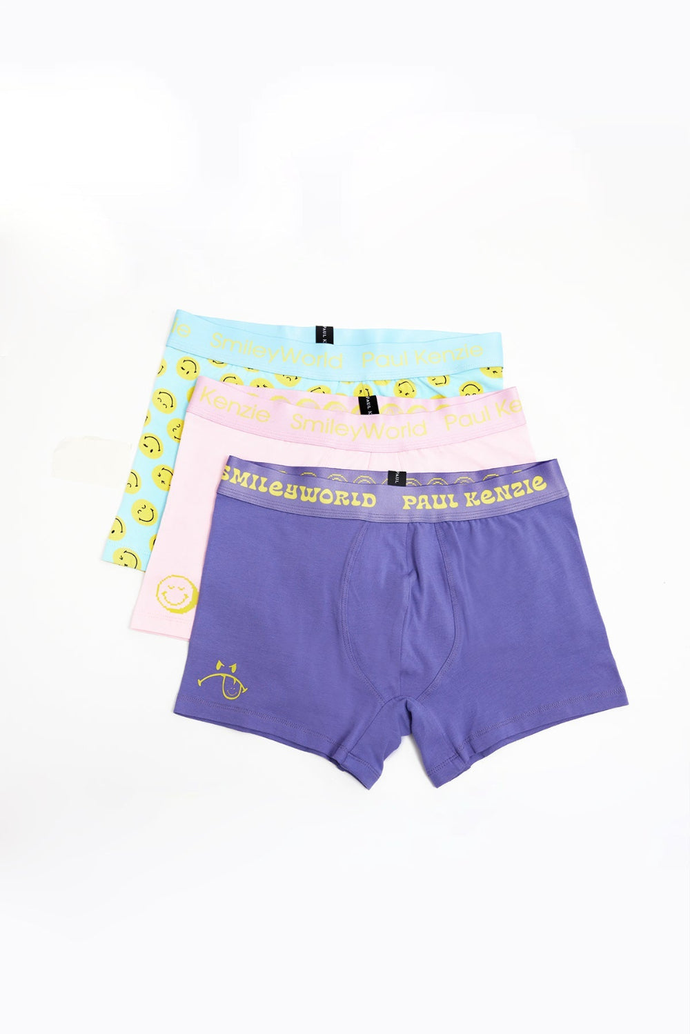 Paul Kenzie-Paul Kenzie | Smiley World 3'lü Erkek Boxer-Boxer-1-Milagron.com
