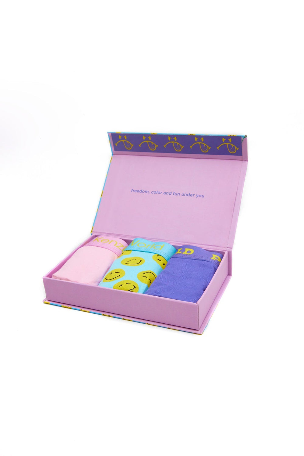 Paul Kenzie-Paul Kenzie | Smiley World 3'lü Kadın Slip Külot-Slip Külot-2-Milagron.com