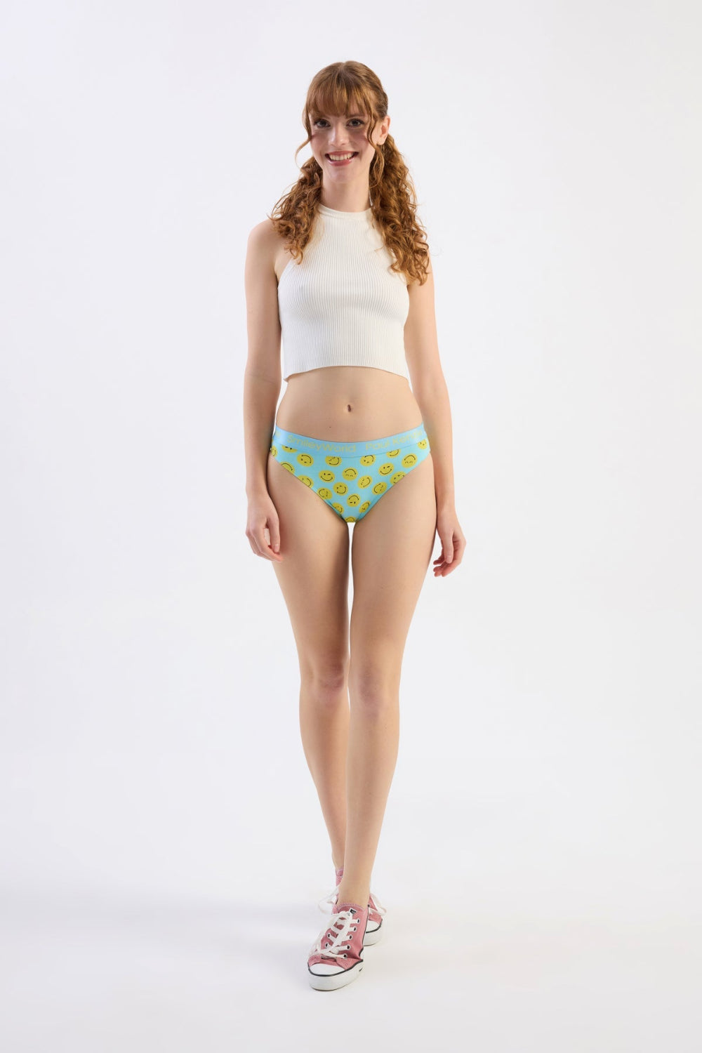 Paul Kenzie-Paul Kenzie | Smiley World 3'lü Kadın Slip Külot-Slip Külot-3-Milagron.com