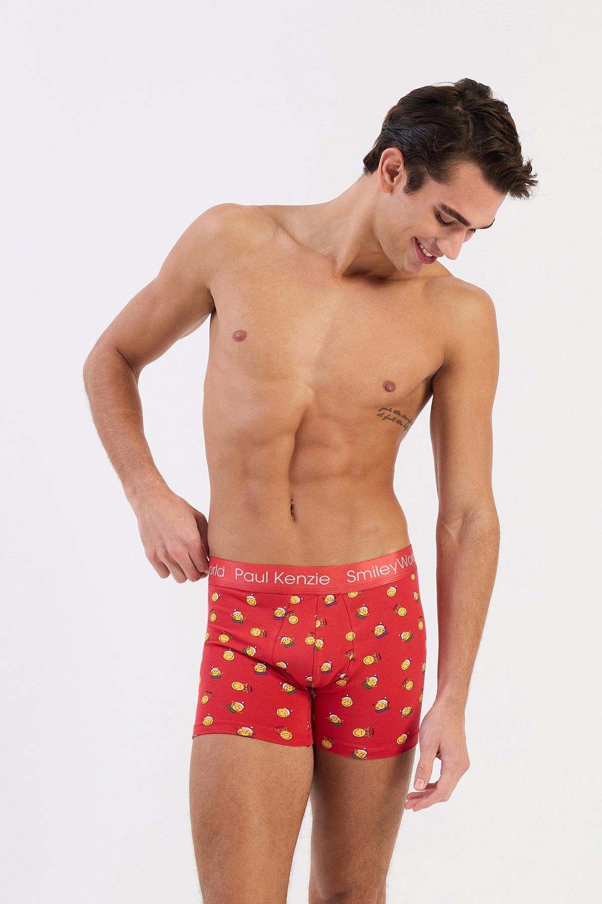 Paul Kenzie-Paul Kenzie | Smiley World Christmas Collection Erkek Boxer 5-Boxer-5-Milagron.com