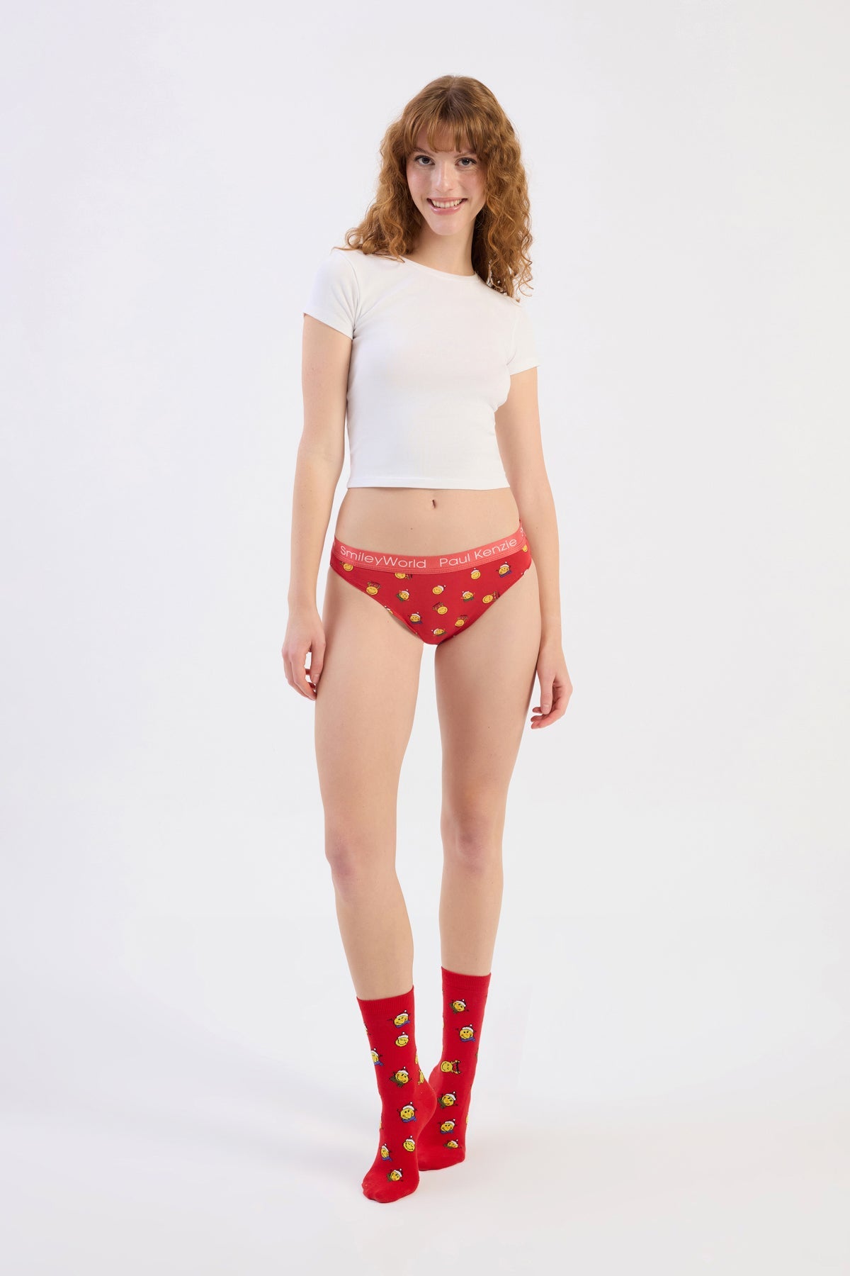 Paul Kenzie-Paul Kenzie | Smiley World Christmas Collection Kadın Slip Külot 5-Slip Külot-4-Milagron.com