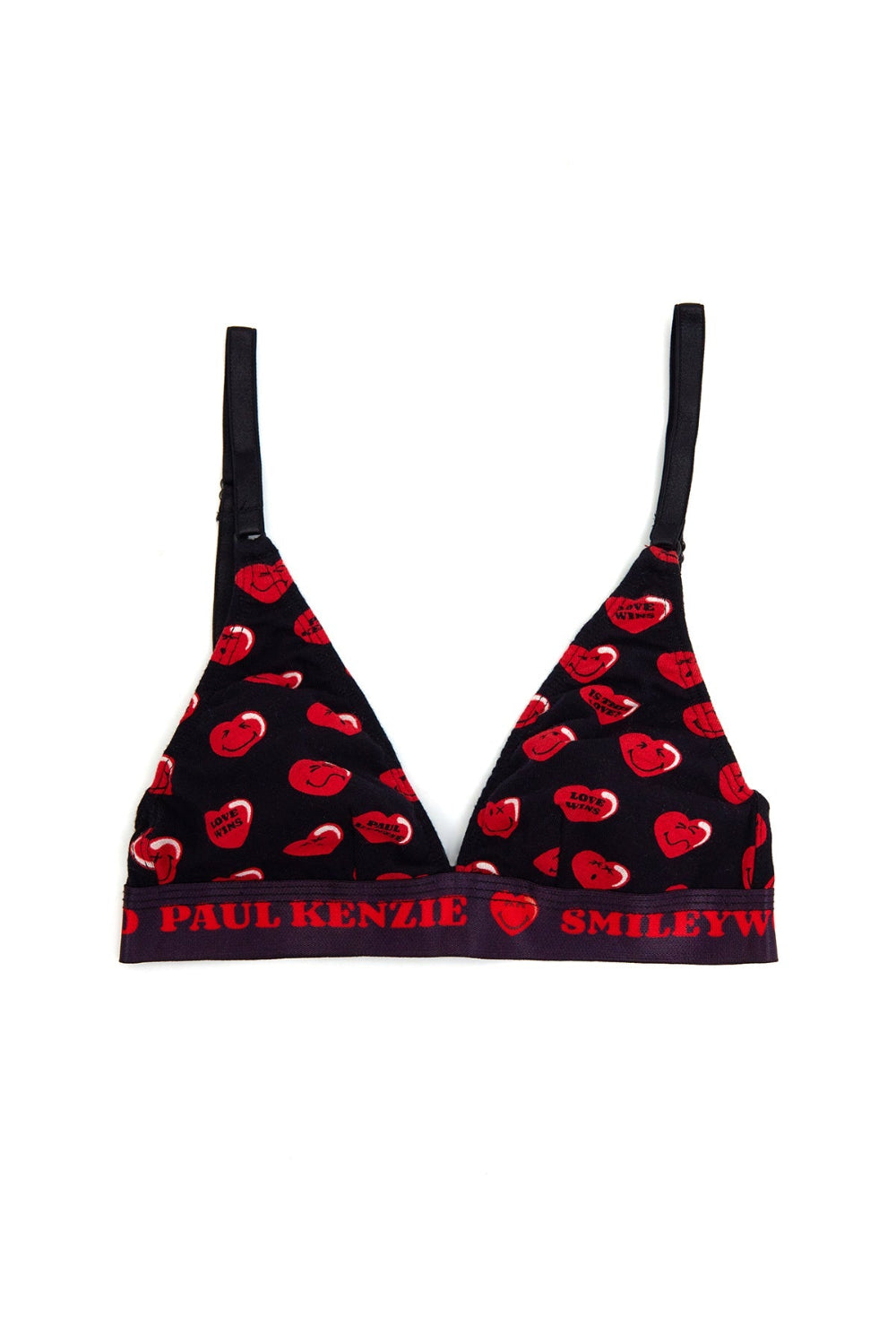 Paul Kenzie-Paul Kenzie | Smiley World Triangle Spor Bralet 1-Bralet-1-Milagron.com