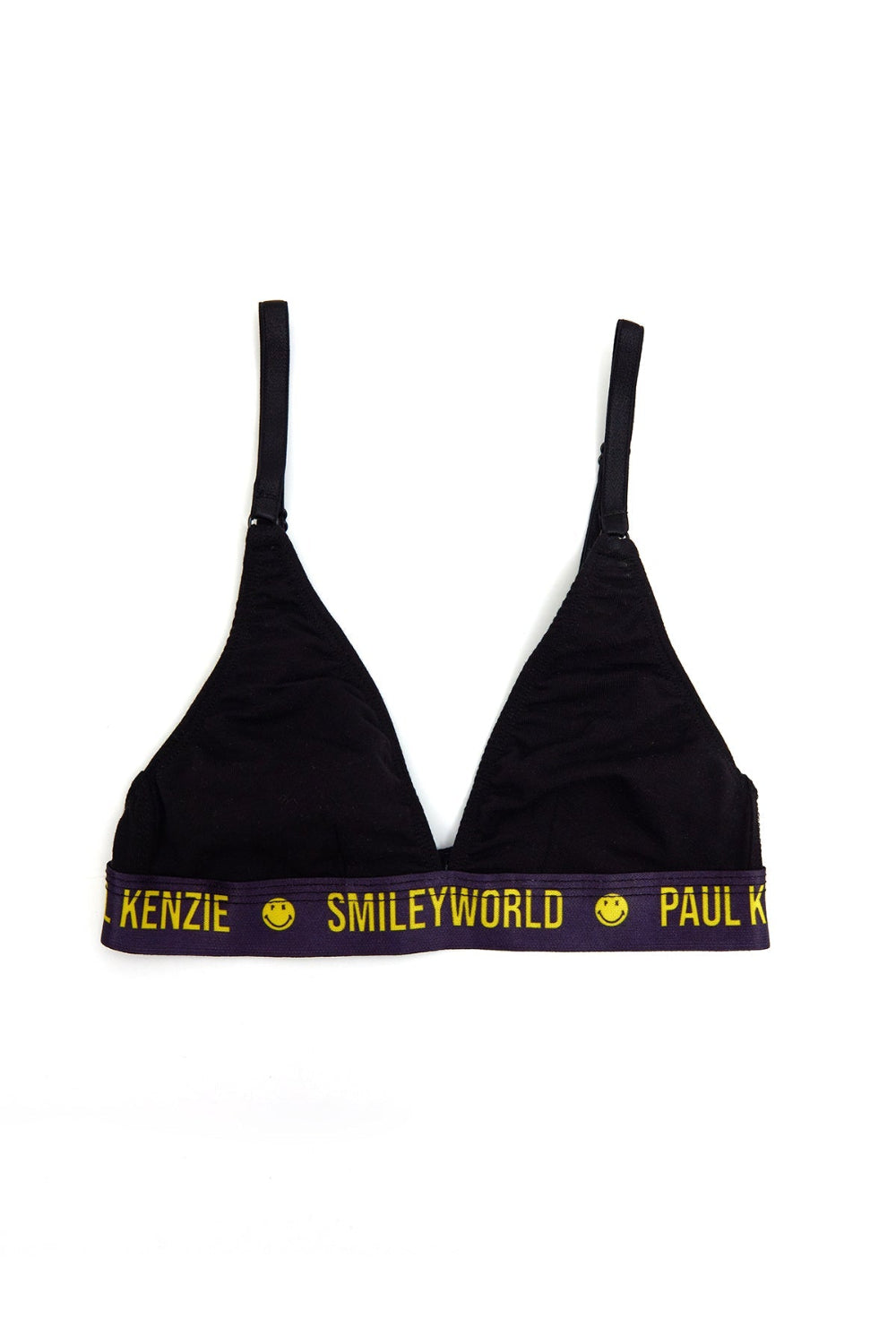 Paul Kenzie-Paul Kenzie | Smiley World Triangle Spor Bralet 2-Bralet-1-Milagron.com