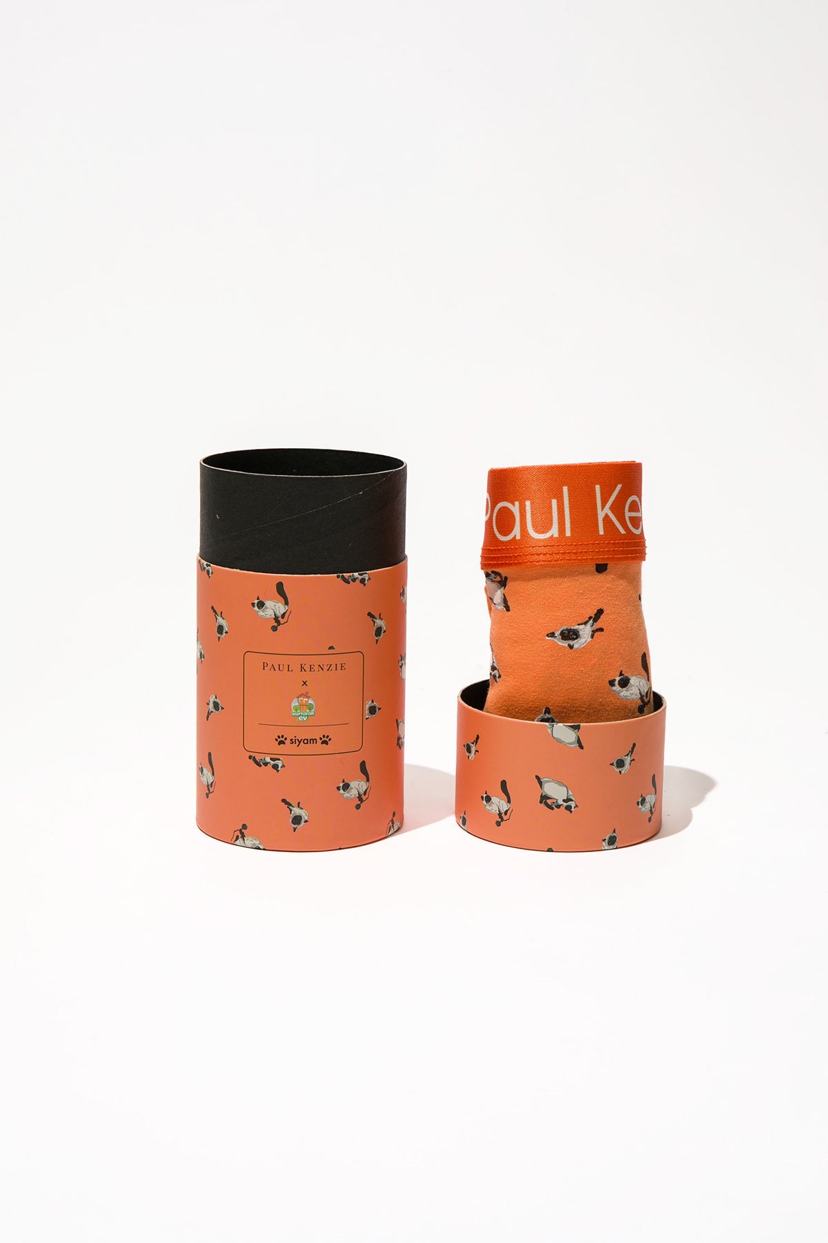 Paul Kenzie-Paul Kenzie X Kurtaran Ev Desenli Erkek Boxer Siyam-Boxer-1-Milagron.com