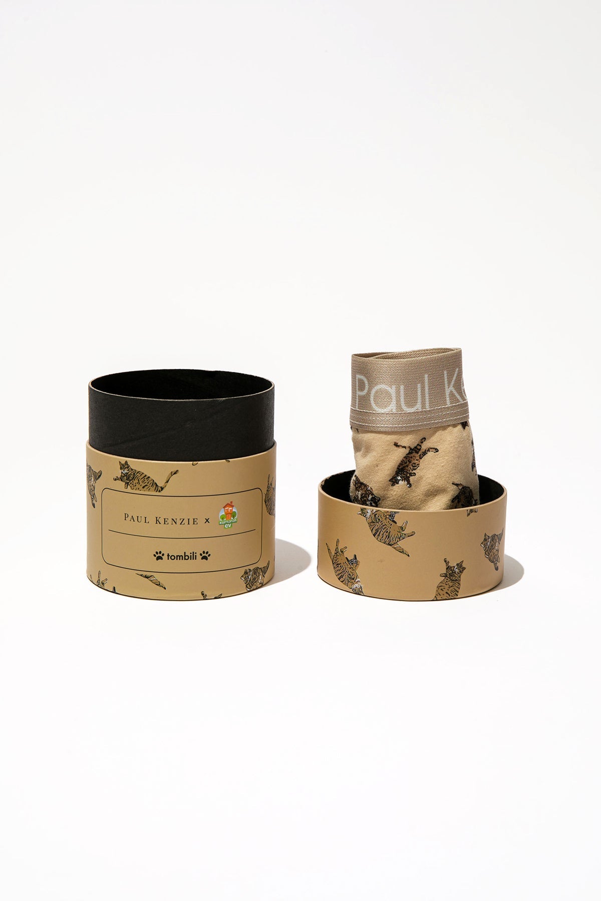 Paul Kenzie-Paul Kenzie X Kurtaran Ev Desenli Kadın Boyshort Külot Tombili-Boyshort Külot-2-Milagron.com