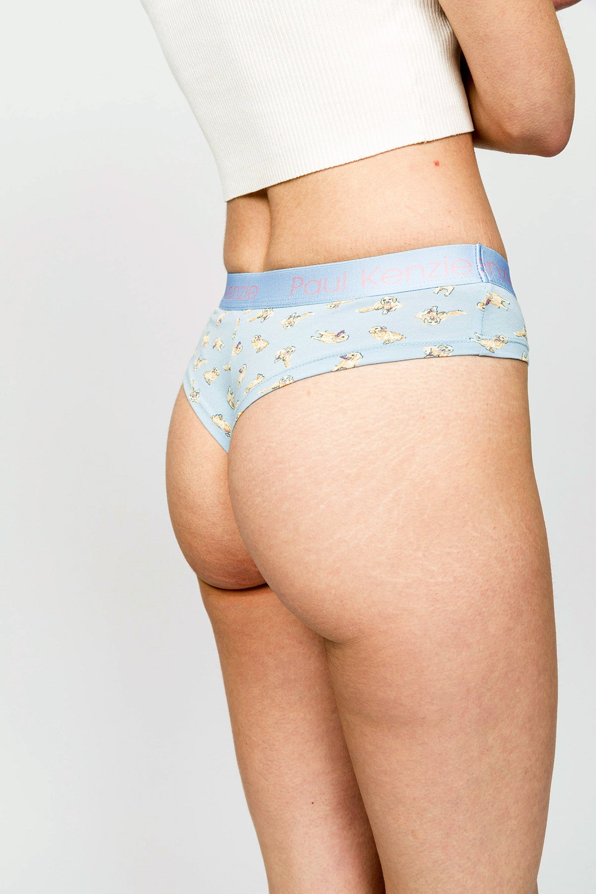 Paul Kenzie-Paul Kenzie X Kurtaran Ev Desenli Kadın Cheeky Külot Poppy-Cheeky Külot-6-Milagron.com