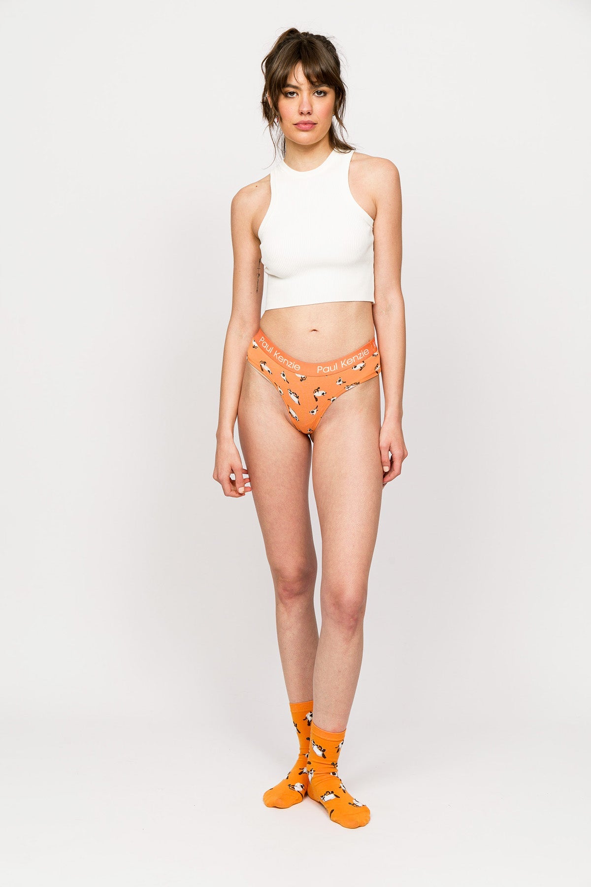 Paul Kenzie-Paul Kenzie X Kurtaran Ev Desenli Kadın Cheeky Külot Siyam-Cheeky Külot-3-Milagron.com
