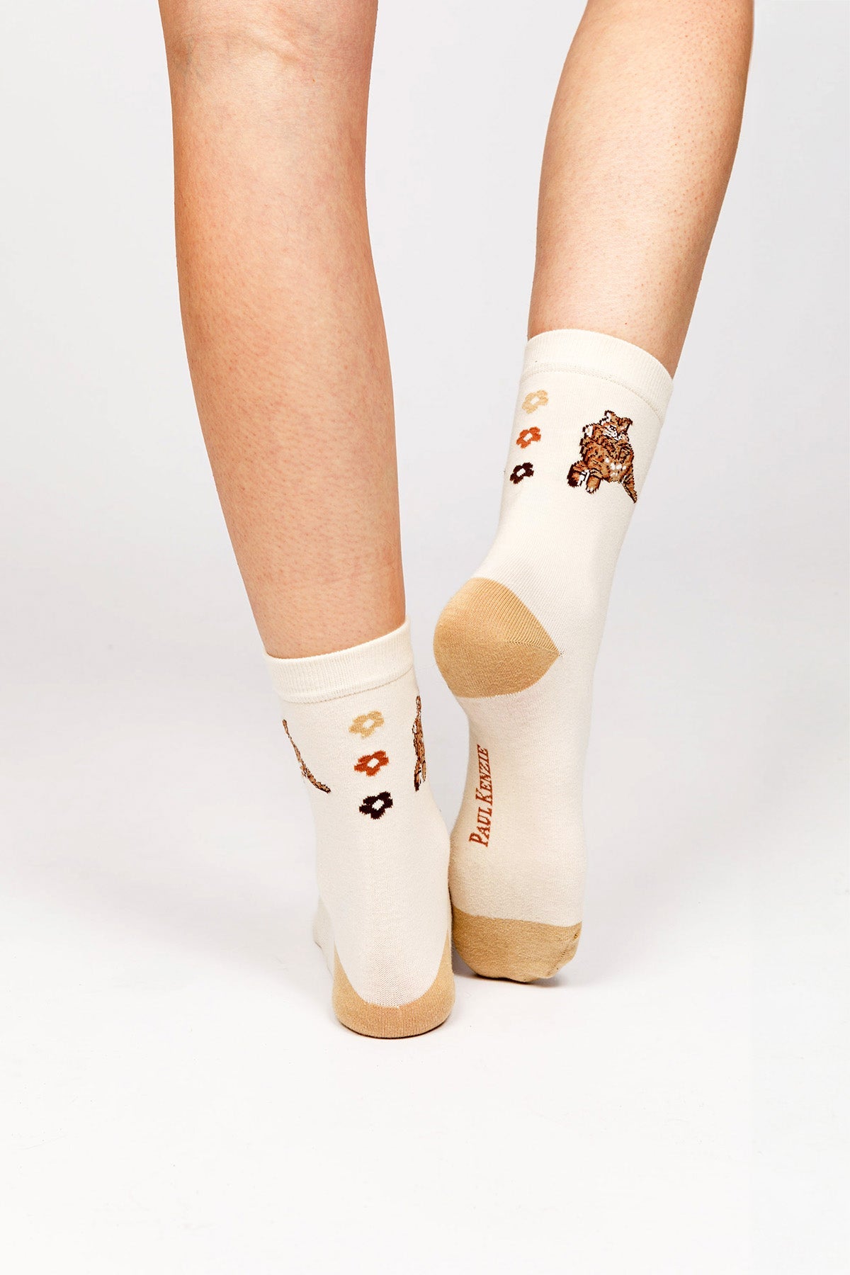 Paul Kenzie-Paul Kenzie X Kurtaran Ev Desenli Soket Çorap Tombili-Çorap-6-Milagron.com