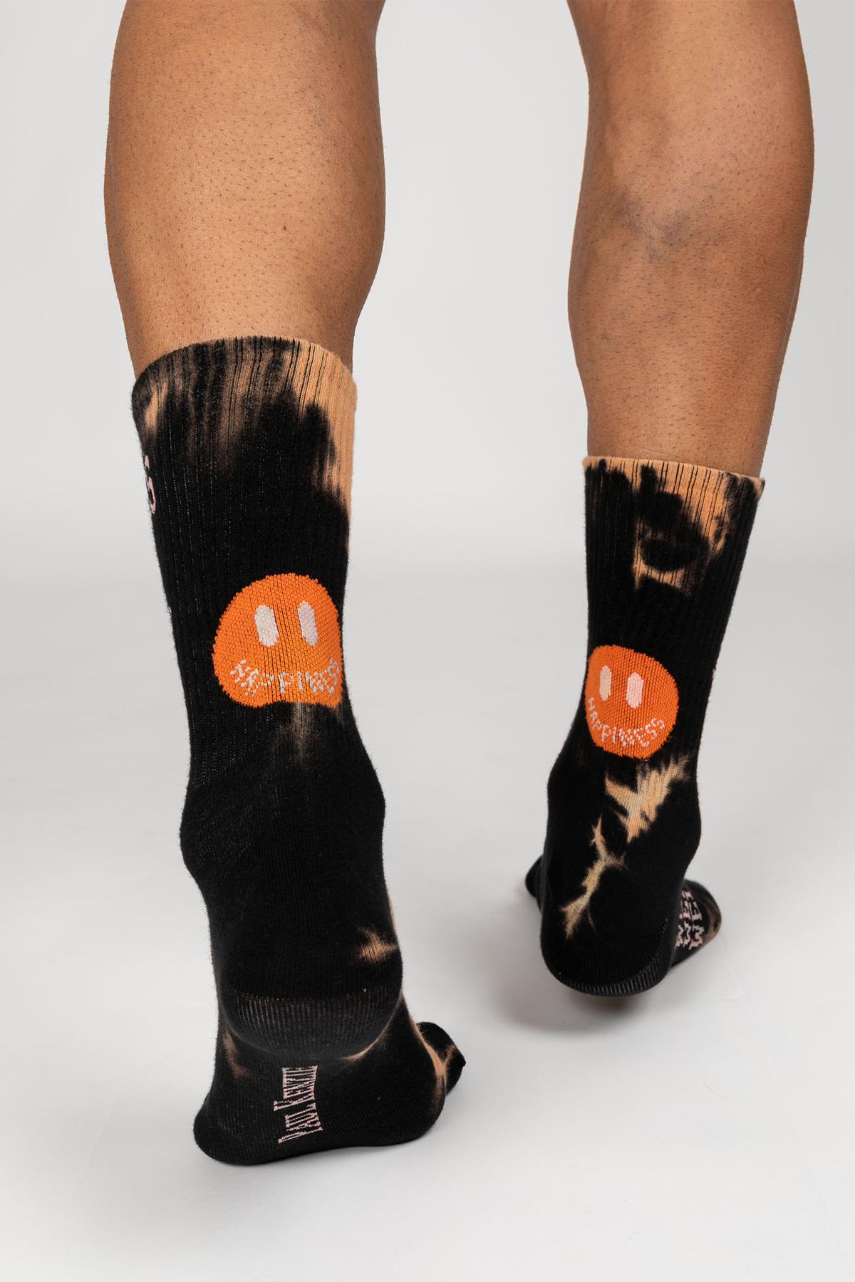 Paul Kenzie-Smile Dye Unisex Batik Desenli Dikişsiz Tenis Çorap Sundown-Külot-4-Milagron.com