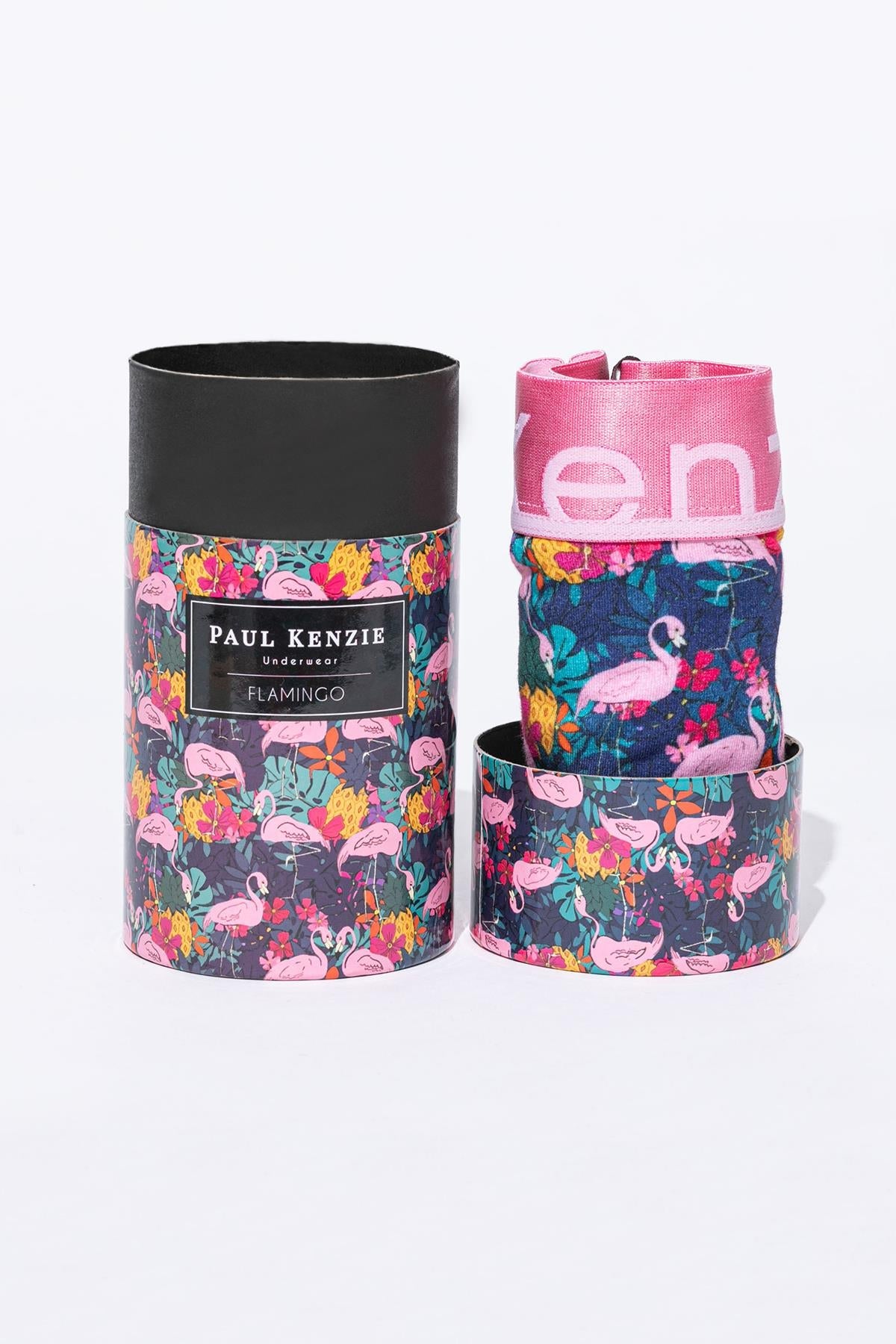 Paul Kenzie-Unique Effect Desenli Erkek Boxer Flamingo-Boxer-1-Milagron.com