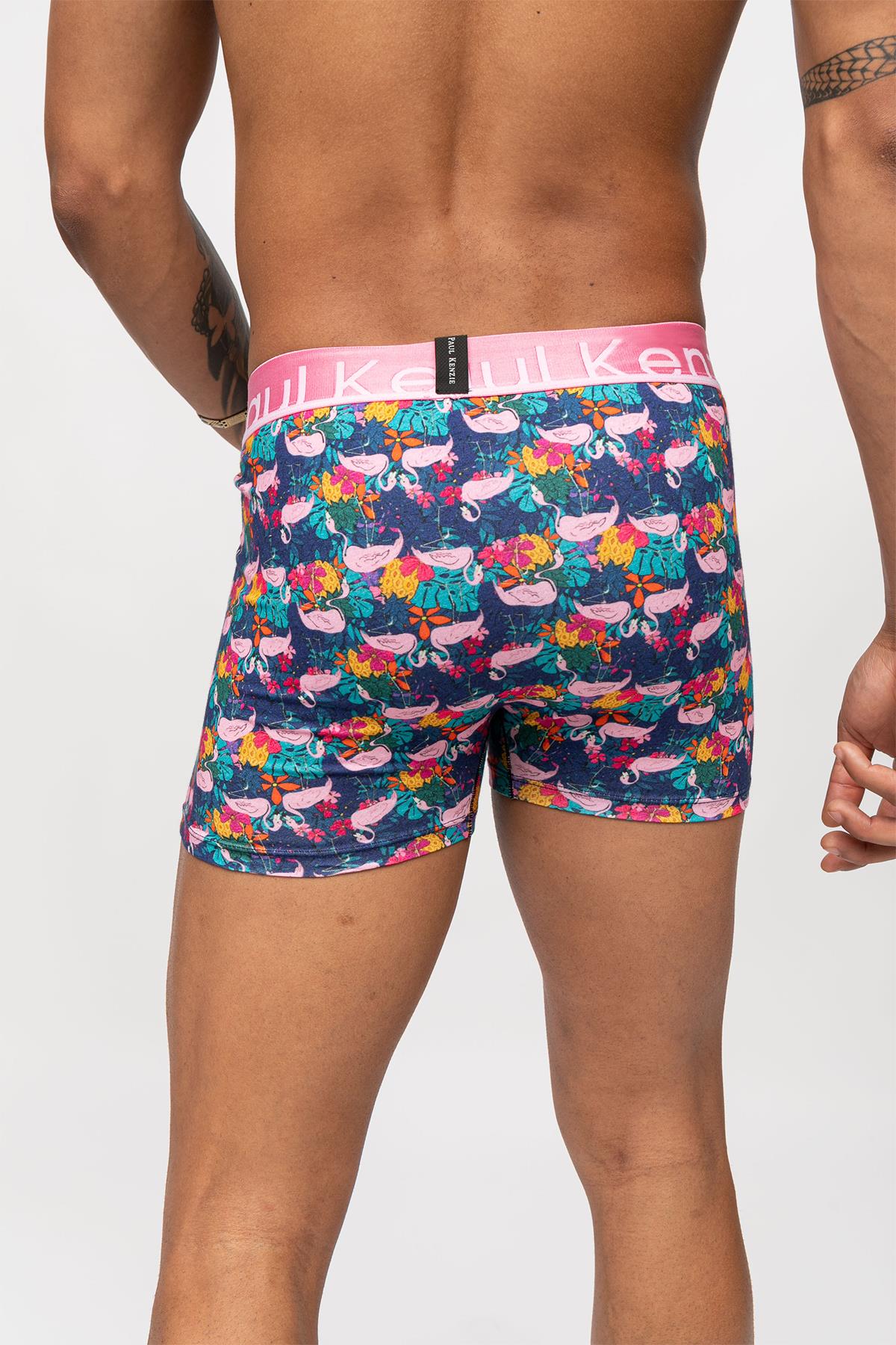 Paul Kenzie-Unique Effect Desenli Erkek Boxer Flamingo-Boxer-5-Milagron.com