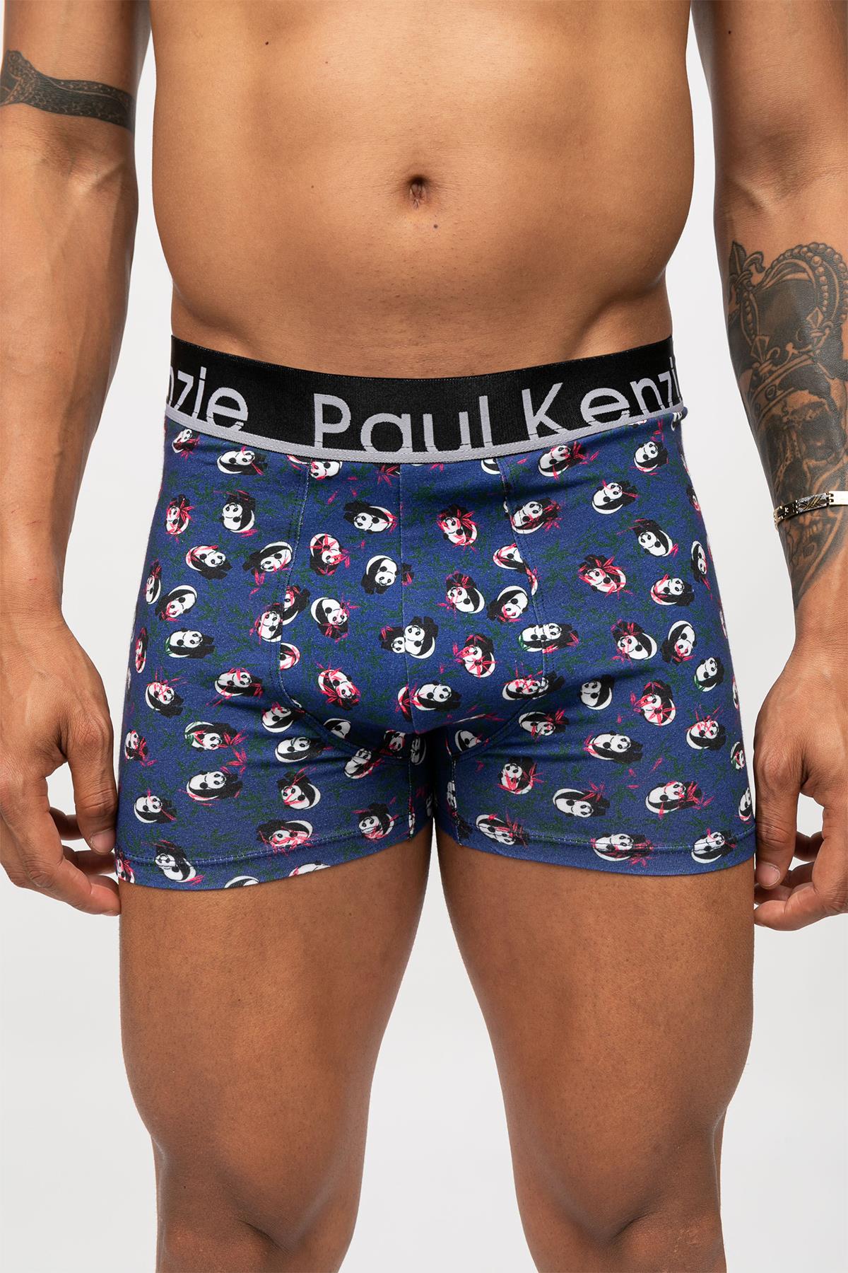 Paul Kenzie-Unique Effect Desenli Erkek Boxer Panda-Boxer-4-Milagron.com