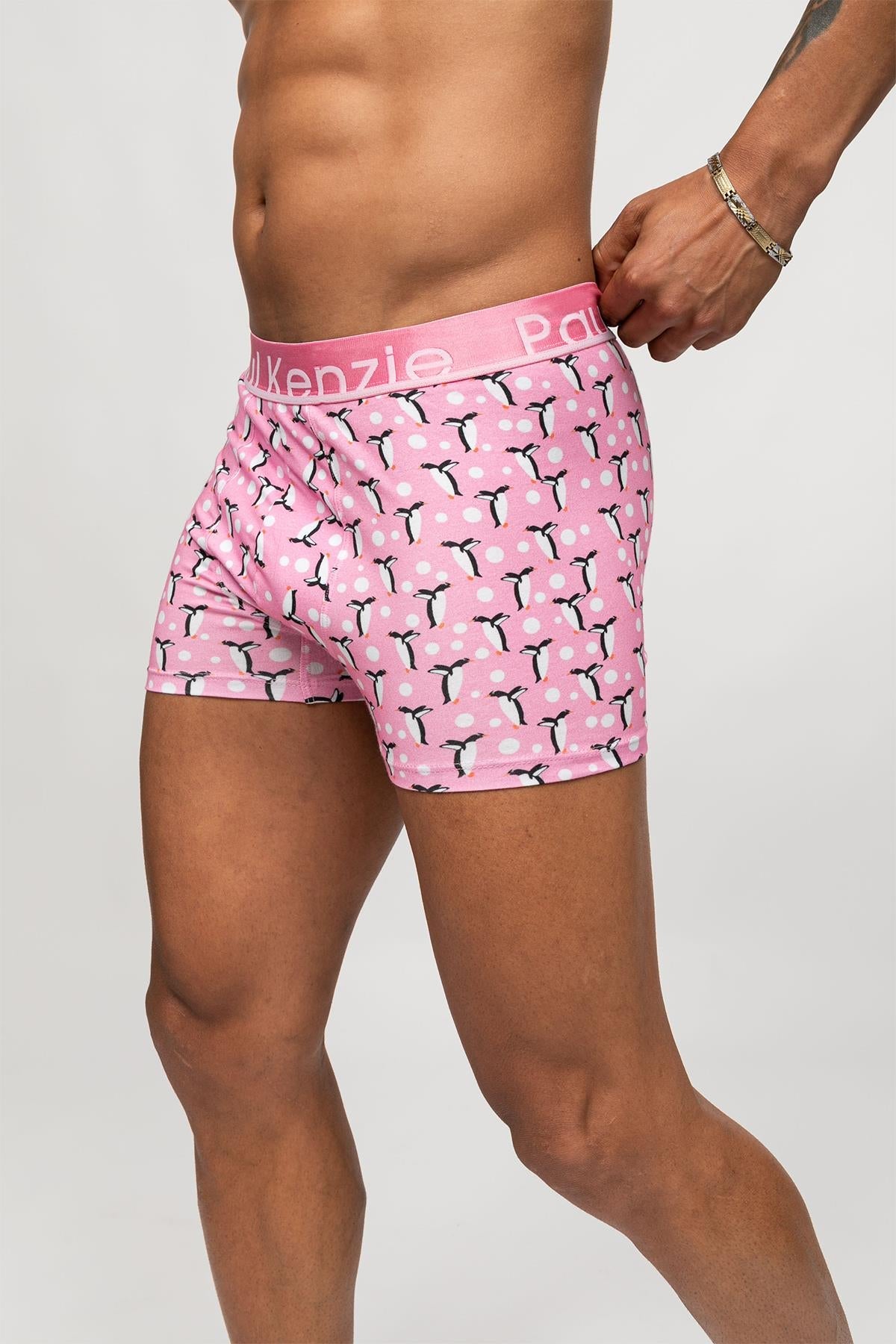 Paul Kenzie-Unique Effect Desenli Erkek Boxer Penguin-Boxer-4-Milagron.com