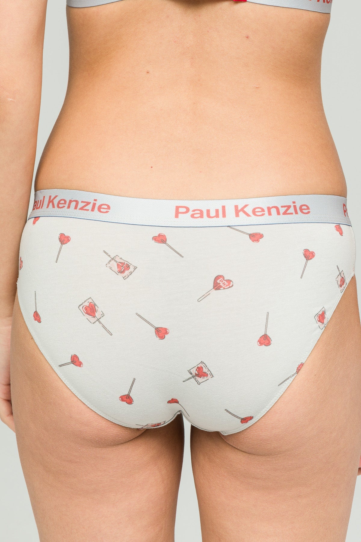 Paul Kenzie X Durex - Desenli Kadın Slip Külot - Lovepop