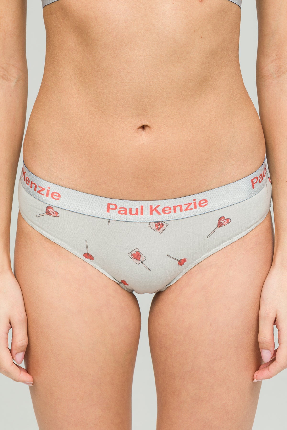Paul Kenzie X Durex - Desenli Kadın Slip Külot - Lovepop