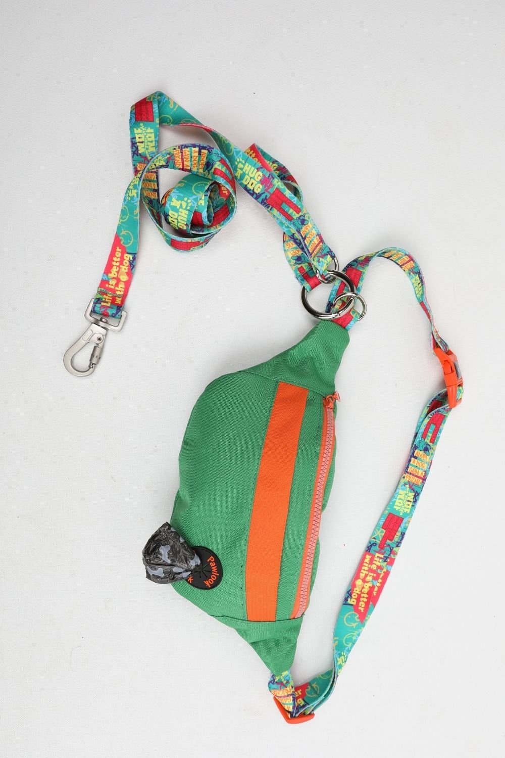 Pawlook-Pawlook , Yeşil, Handsfree, Gezdirme Tasması, Eller Serbest, Gezdirme Kayışı, Handsfree Tasma-Köpek-2-Milagron.com