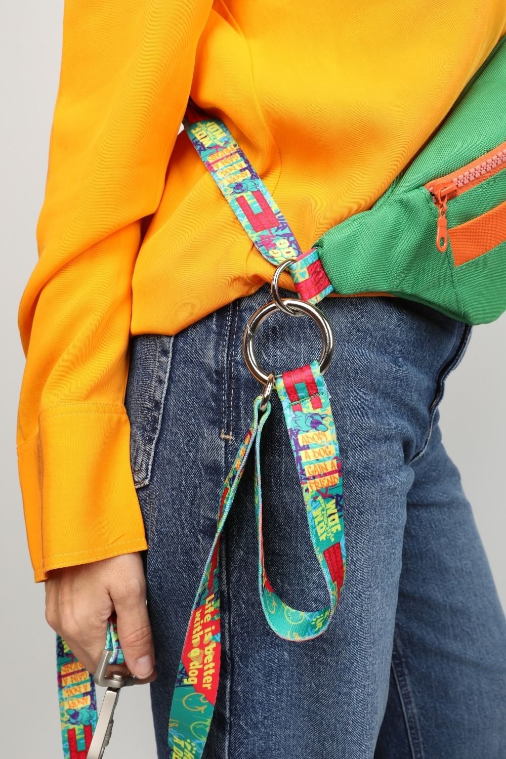 Pawlook-Pawlook , Yeşil, Handsfree, Gezdirme Tasması, Eller Serbest, Gezdirme Kayışı, Handsfree Tasma-Köpek-3-Milagron.com