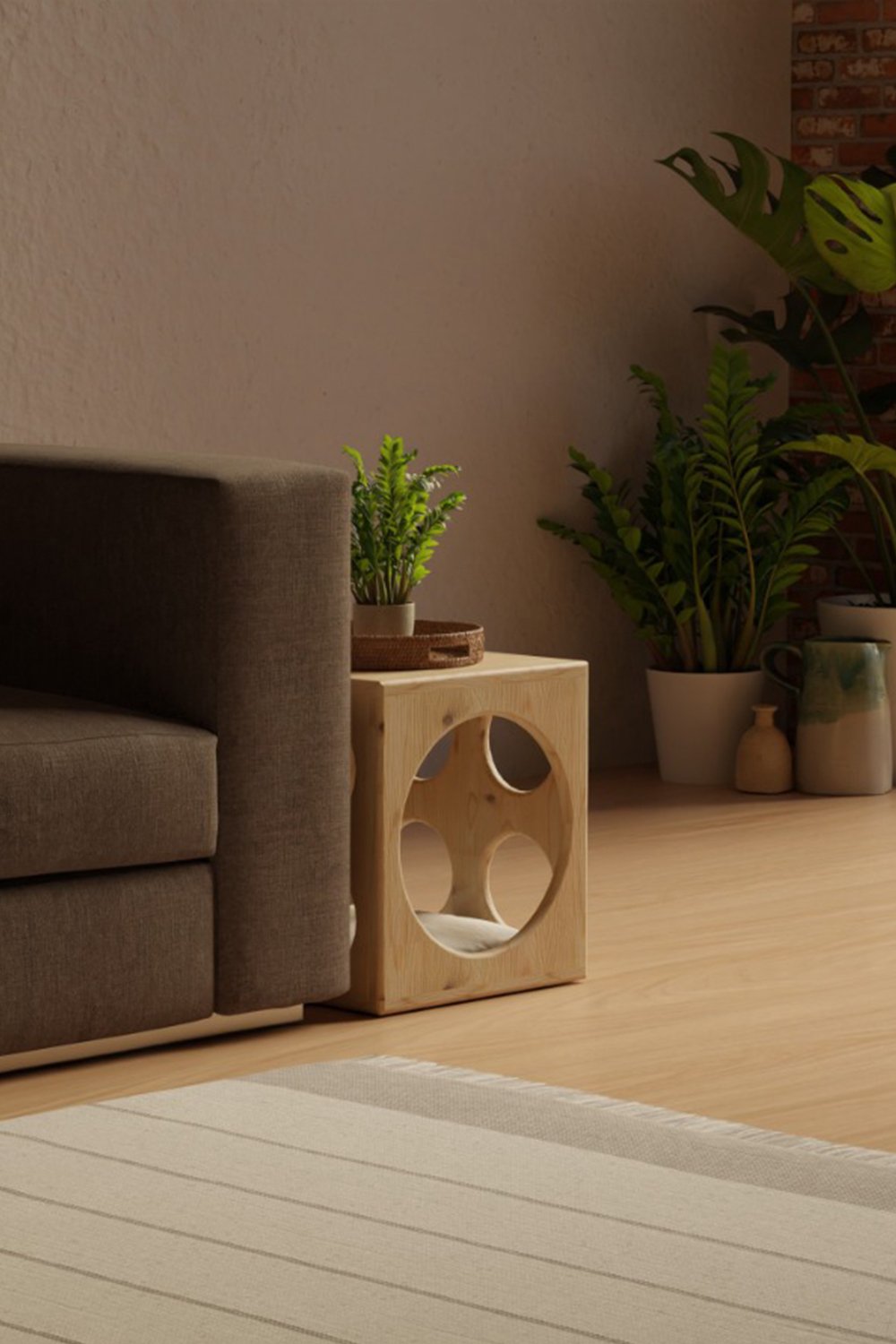 Pawy-Meowbox Kedi Yatağı-Kedi-2-Milagron.com