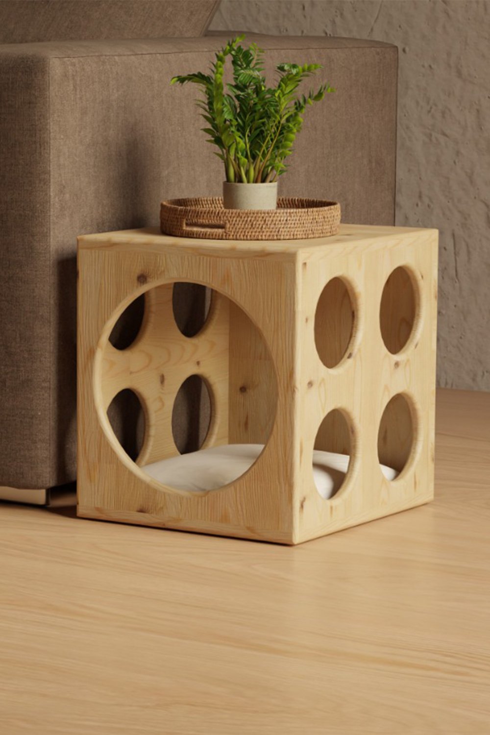 Pawy-Meowbox Kedi Yatağı-Kedi-5-Milagron.com