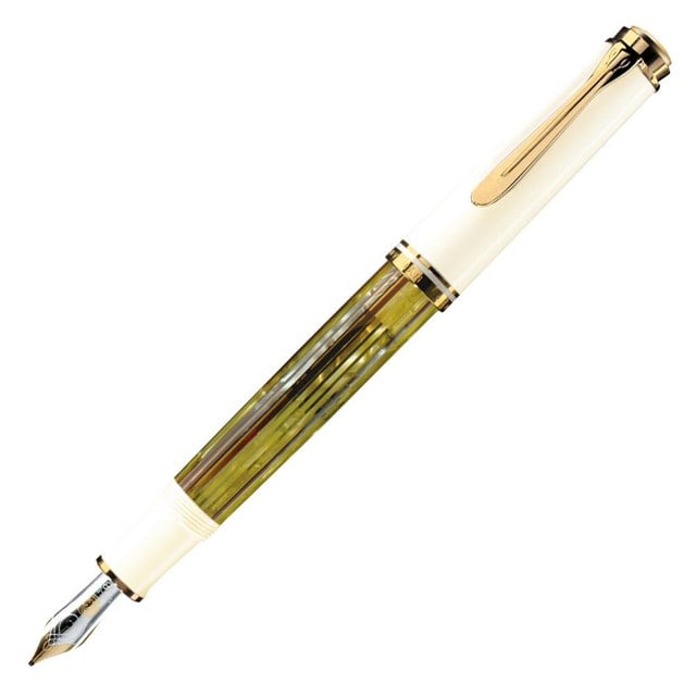 Pelikan Souveran Series M400 White Tortoiseshell Fountain Pen