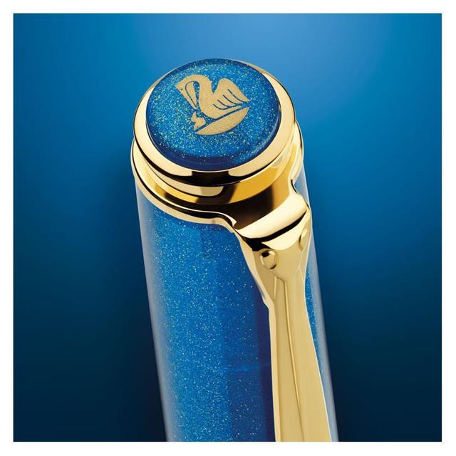 Pelikan-Classic M200 Dolma Kalem Seti Golden Lapis M Uç-Dolma Kalem-2-Milagron.com