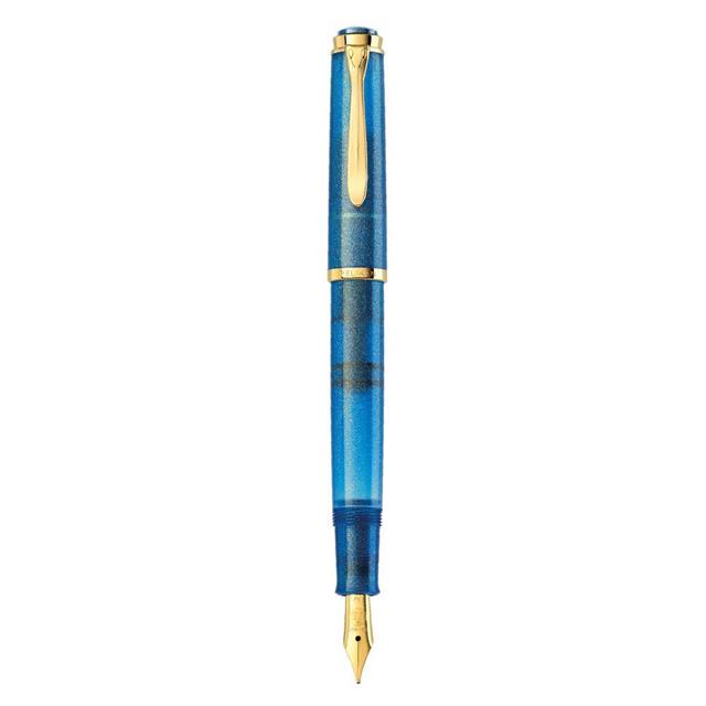 Pelikan-Classic M200 Dolma Kalem Seti Golden Lapis M Uç-Dolma Kalem-6-Milagron.com