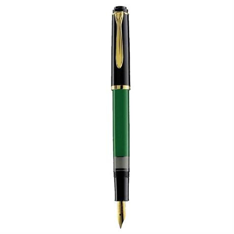 Pelikan M150 14 Ayar Altın Kaplama Uç Dolma Kalem M Yeşil