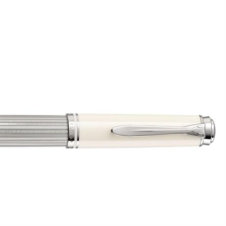 Pelikan Souveran M405 Dolma Kalem Silver White Medium (M) Uç