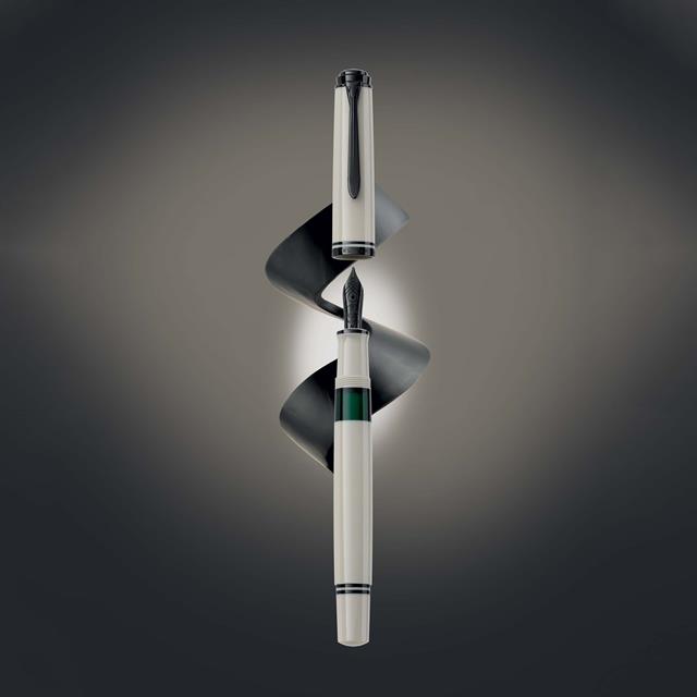 Pelikan-Souveran M670 Warm Grey Dolma Kalem Ef-Dolma Kalem-4-Milagron.com