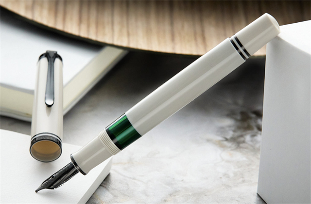 Pelikan-Souveran M670 Warm Grey Dolma Kalem Ef-Dolma Kalem-9-Milagron.com
