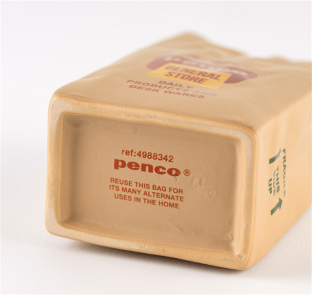 Penco-Hightide Penco Brown Bag Pen Stand Seramik Kalemlik-Organizer-9-Milagron.com