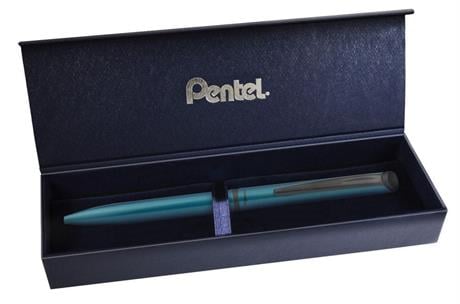 Pentel-Energel Ink Likit Jel Roller Mavi Mürekkepli Kalem Turkuaz-Roller Kalem-5-Milagron.com