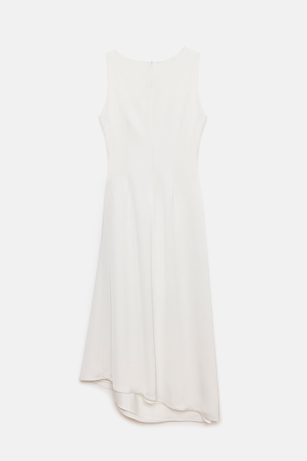 Peploum-Amor Draped Sateen Dress-Elbise-7-Milagron.com