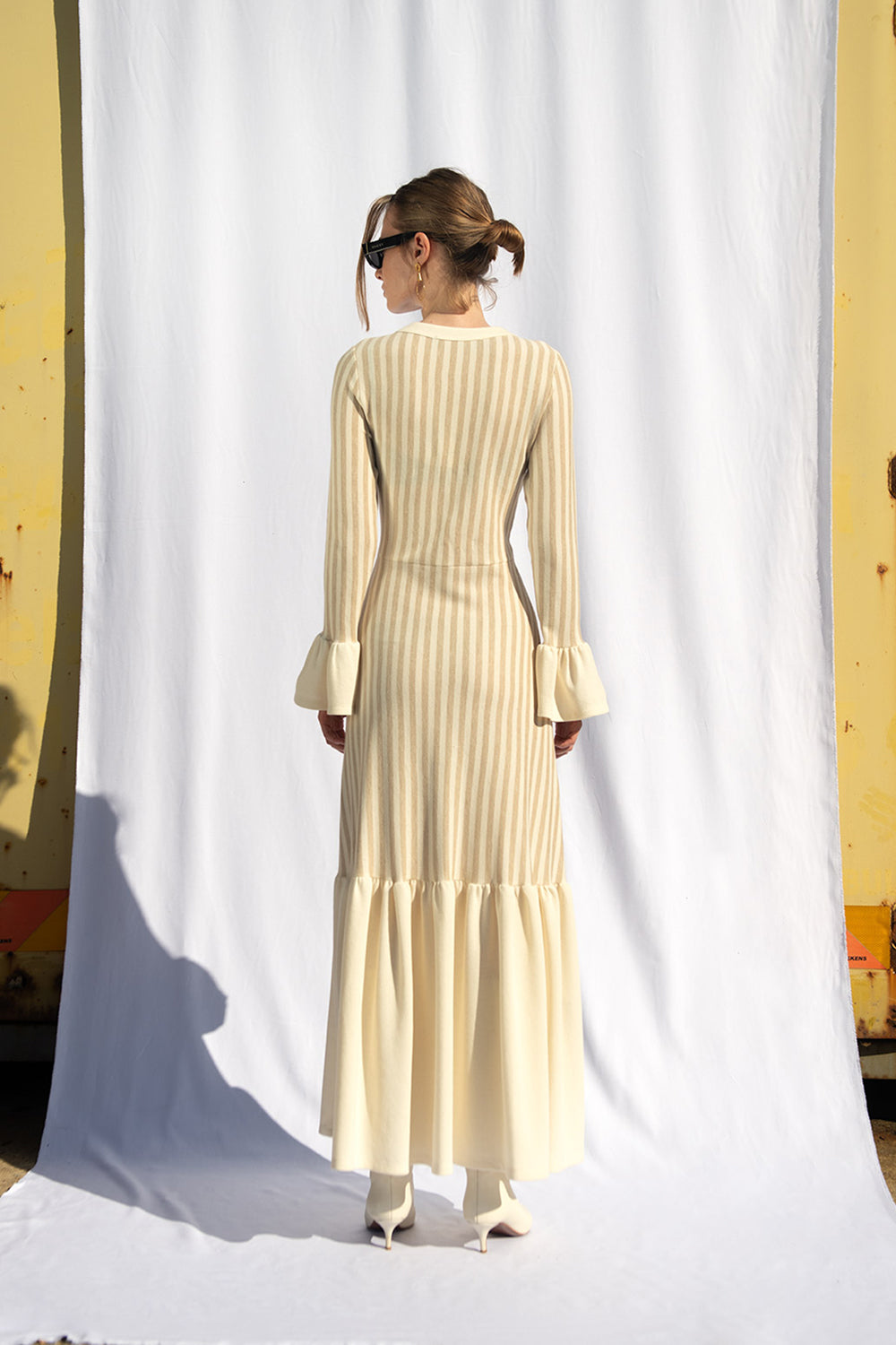 Peploum-Amy Ruffle Maxi Dress-Elbise-2-Milagron.com