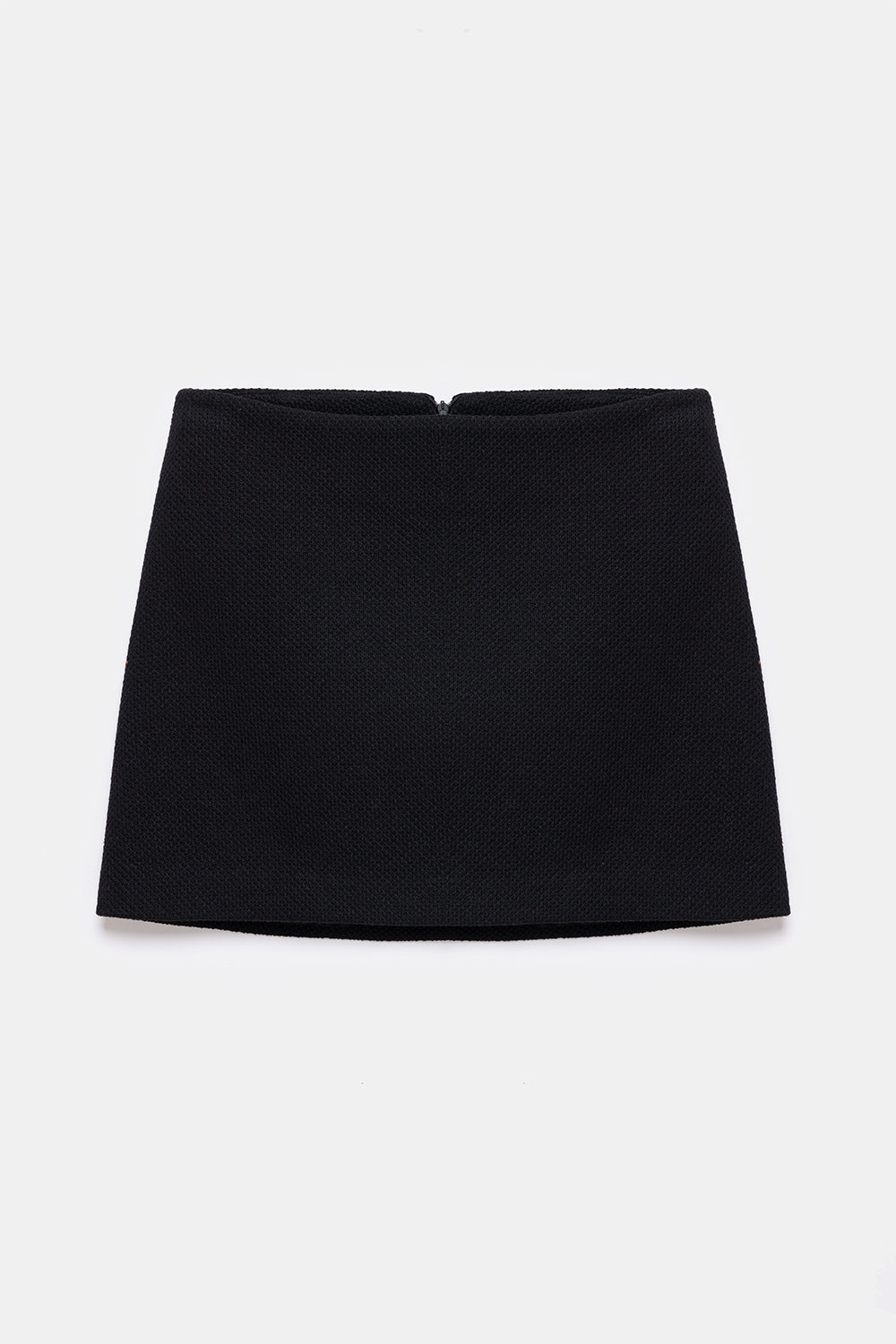 Peploum-Anne Bouny Contrast Weaving Skirt-Etek-6-Milagron.com