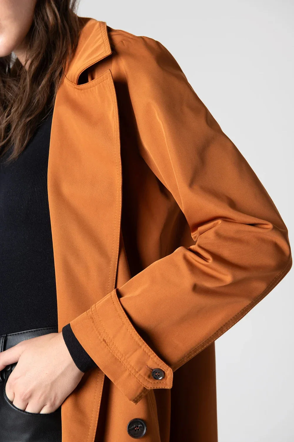 Peploum-Beatrice Asymmetric Piece Trenchcoat-Trençkot-3-Milagron.com