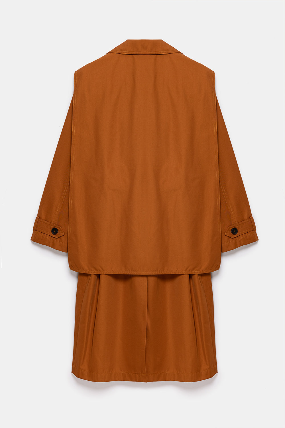 Peploum-Beatrice Asymmetric Piece Trenchcoat-Trençkot-6-Milagron.com