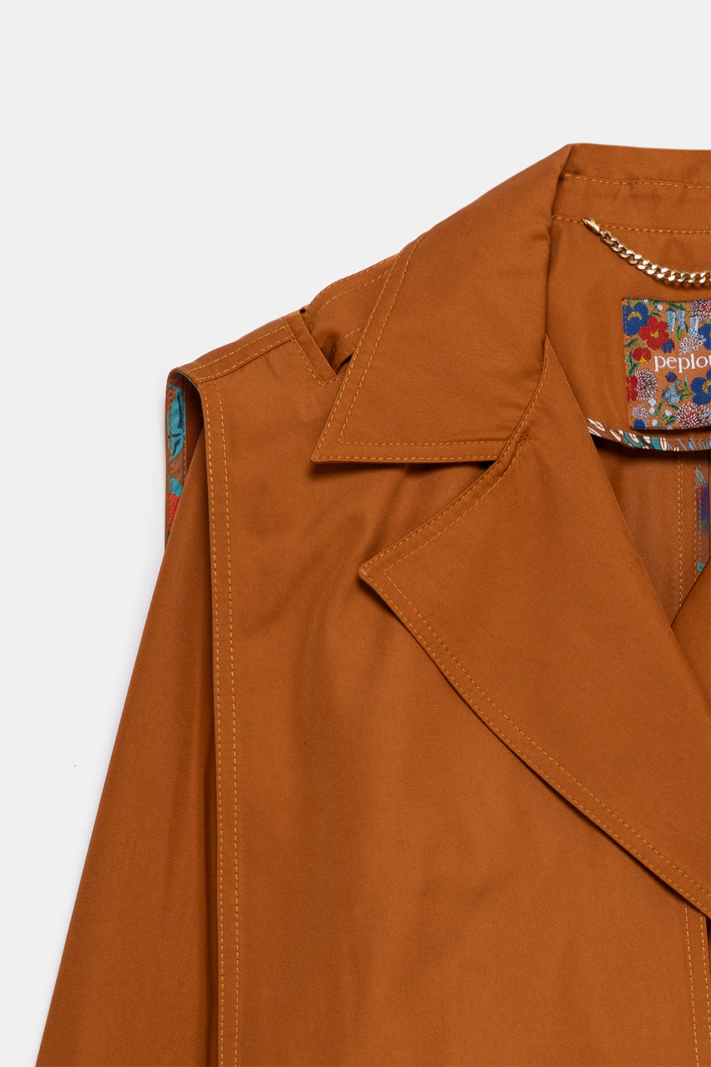 Peploum-Beatrice Asymmetric Piece Trenchcoat-Trençkot-7-Milagron.com