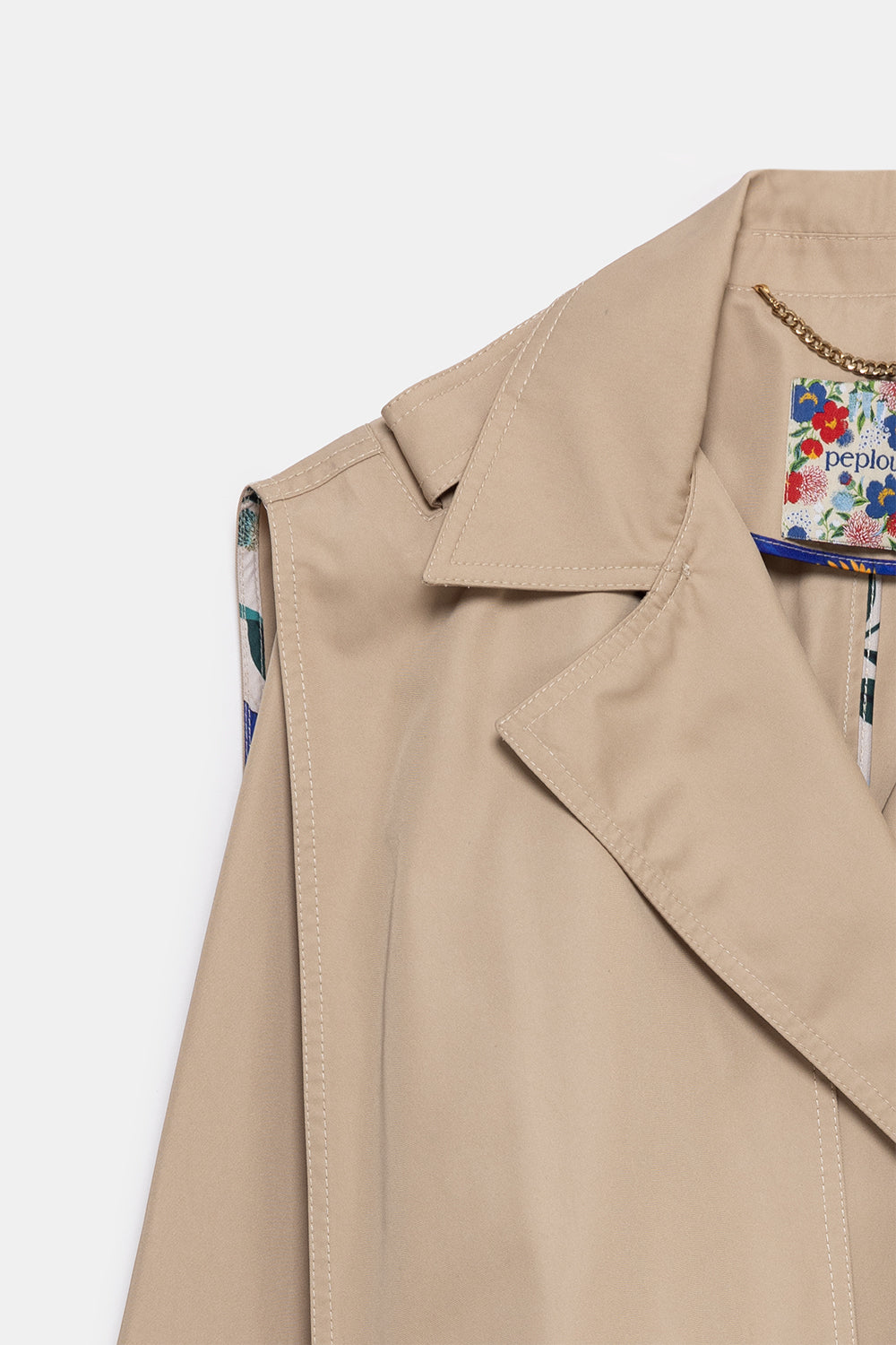 Peploum-Beatrice Asymmetric Piece Trenchcoat-Trençkot-8-Milagron.com