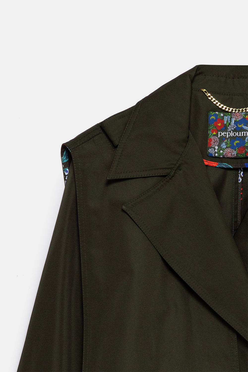 Peploum-Beatrice Asymmetric Piece Trenchcoat-Trençkot-8-Milagron.com