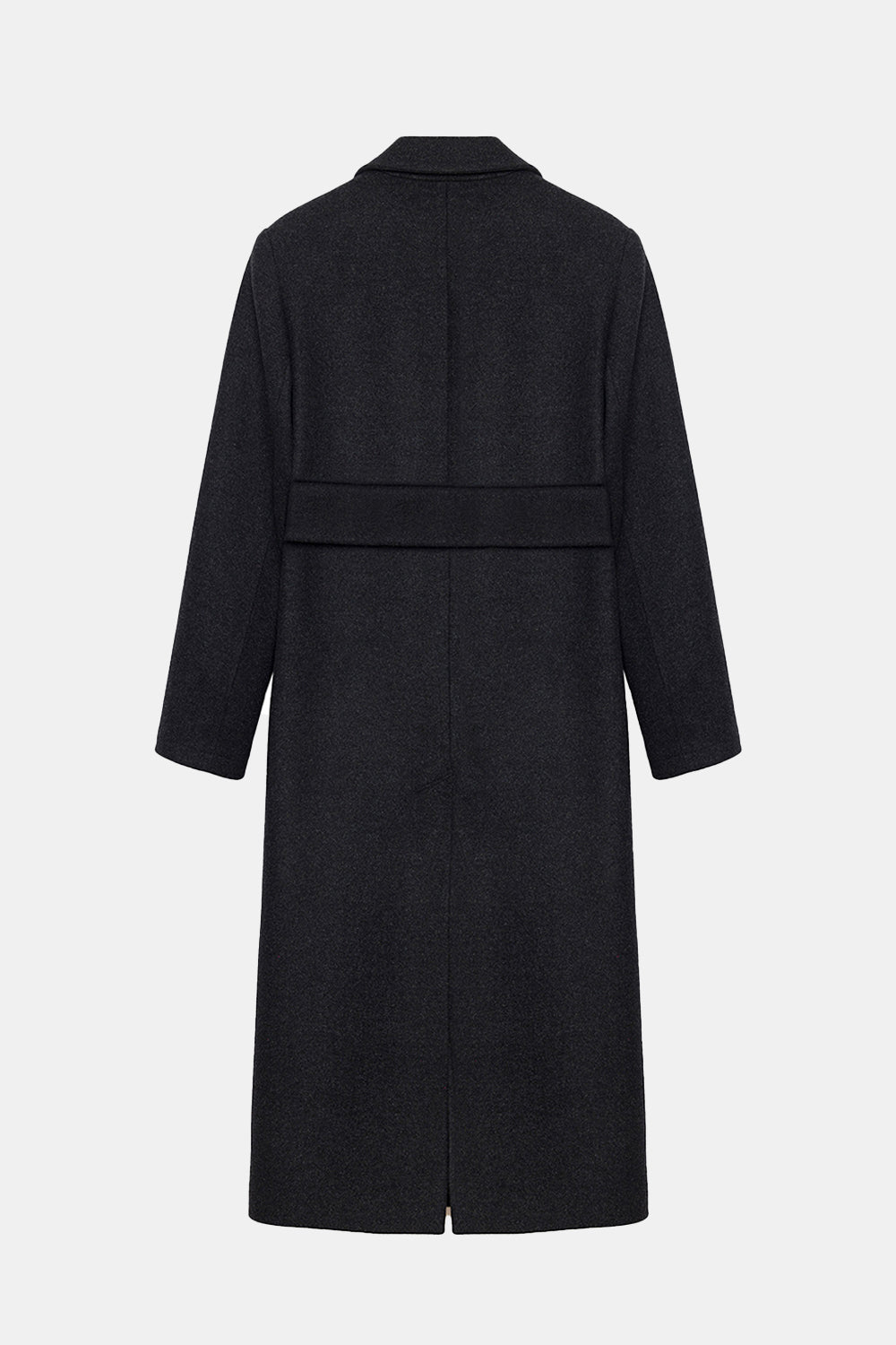 Peploum-Harlow Wool Blend Suiting Coat-Kaban-6-Milagron.com