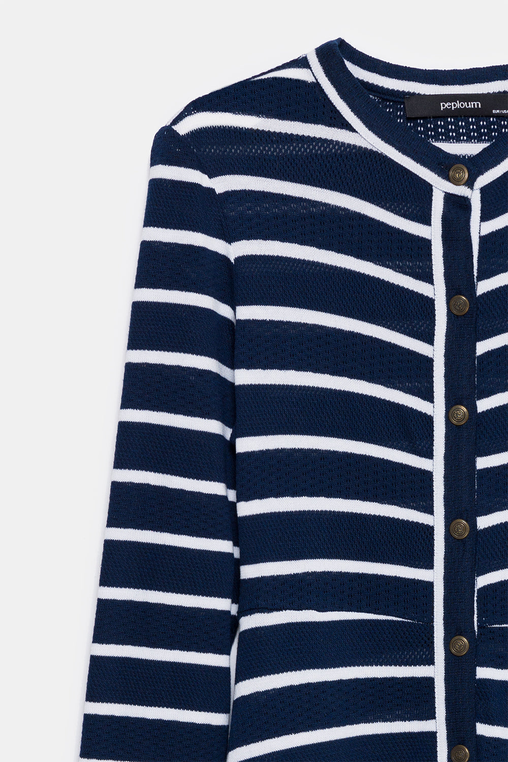 Peploum-Marianne Stripe Maxi Dress-Elbise-2-Milagron.com