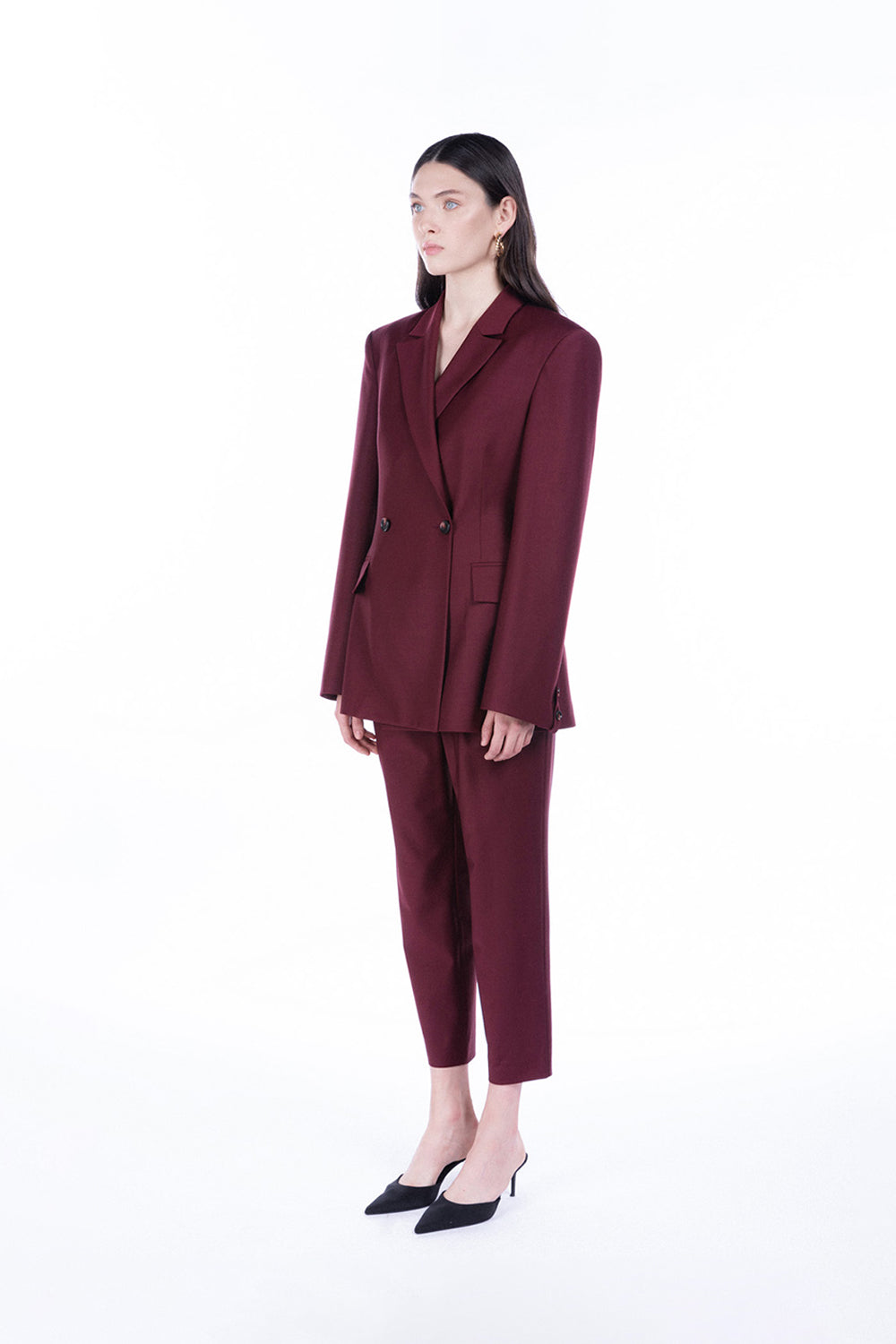 Peploum-Marvin Double Breasted Jacket-Ceket-2-Milagron.com