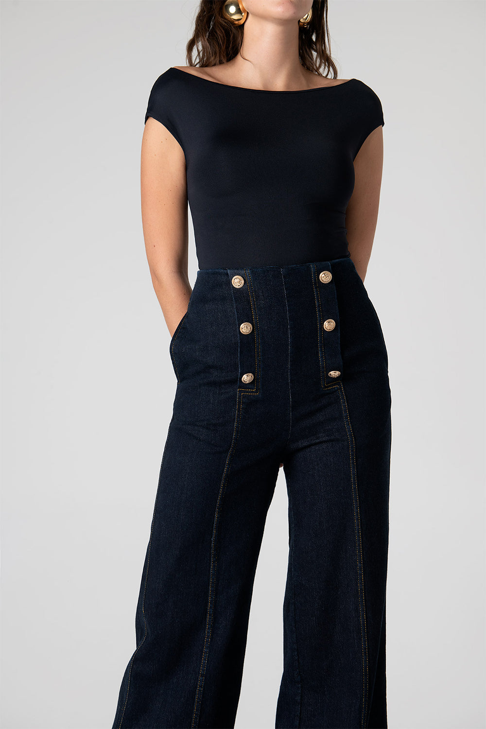 Peploum-Nadia Pants In Cotton-Pantolon-2-Milagron.com