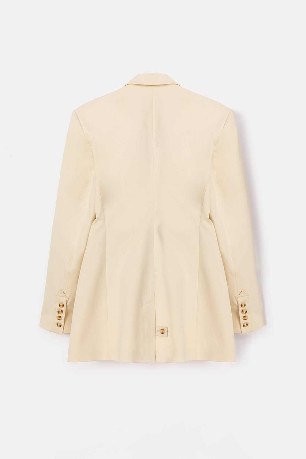 Peploum-Toba Jacket In Eggnog Yellow-Ceket-5-Milagron.com