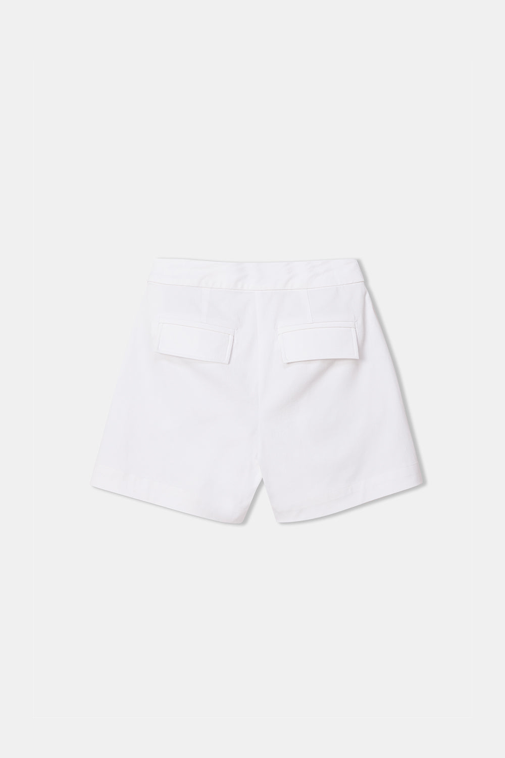 Peploum-Toba Shorts In Coral White-Şort-5-Milagron.com
