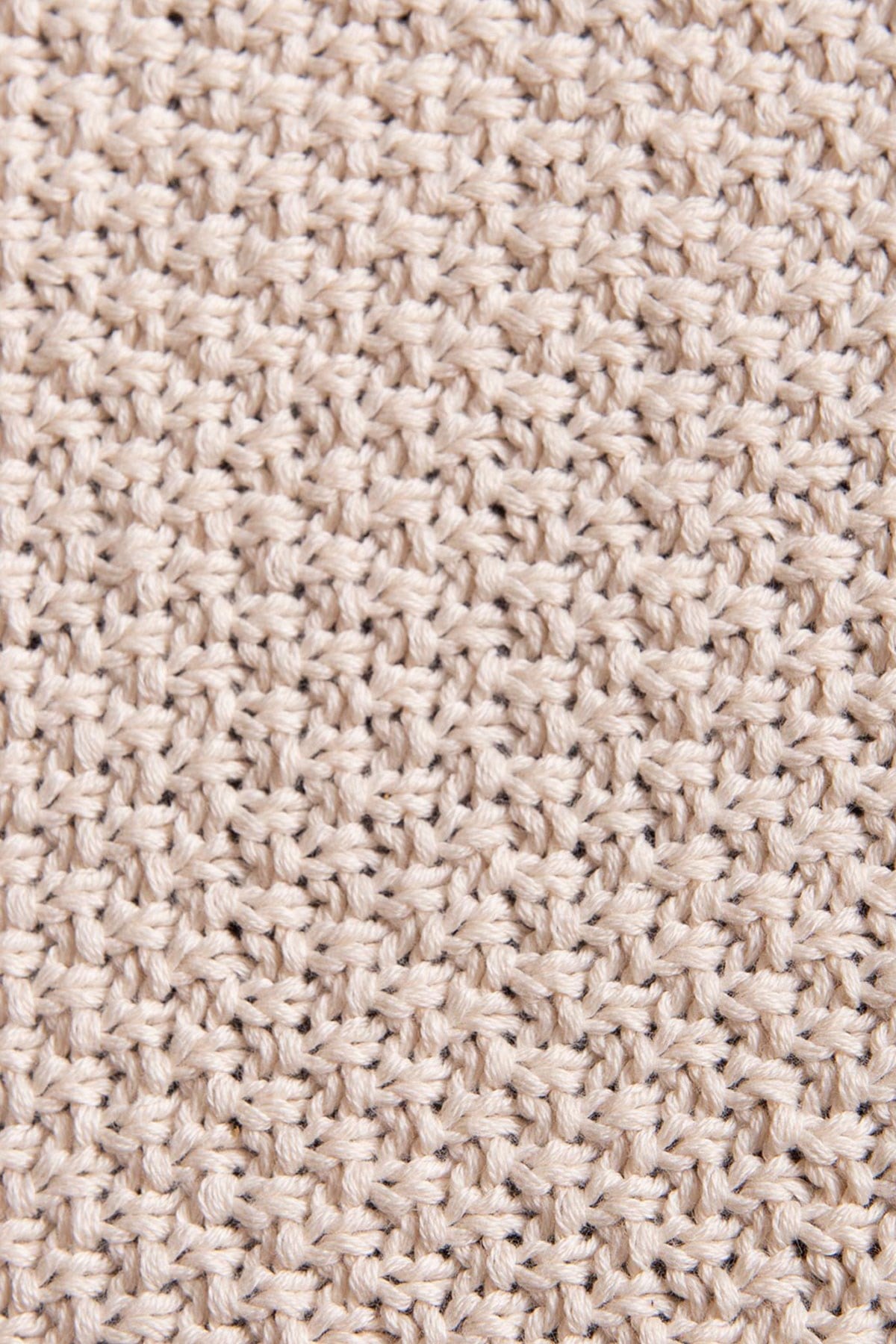%100 Organik Pamuklu Bebek Battaniye 100X160 Cm - Bej