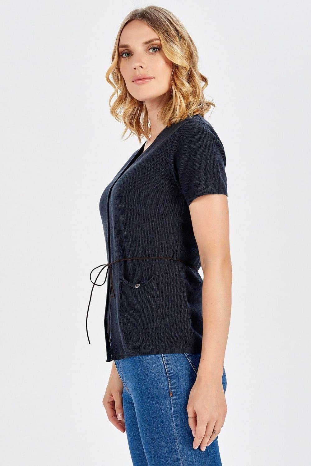 Peraluna-%100 Pamuk Pike Örgü Twin Set-T-Shirts-4-Milagron.com