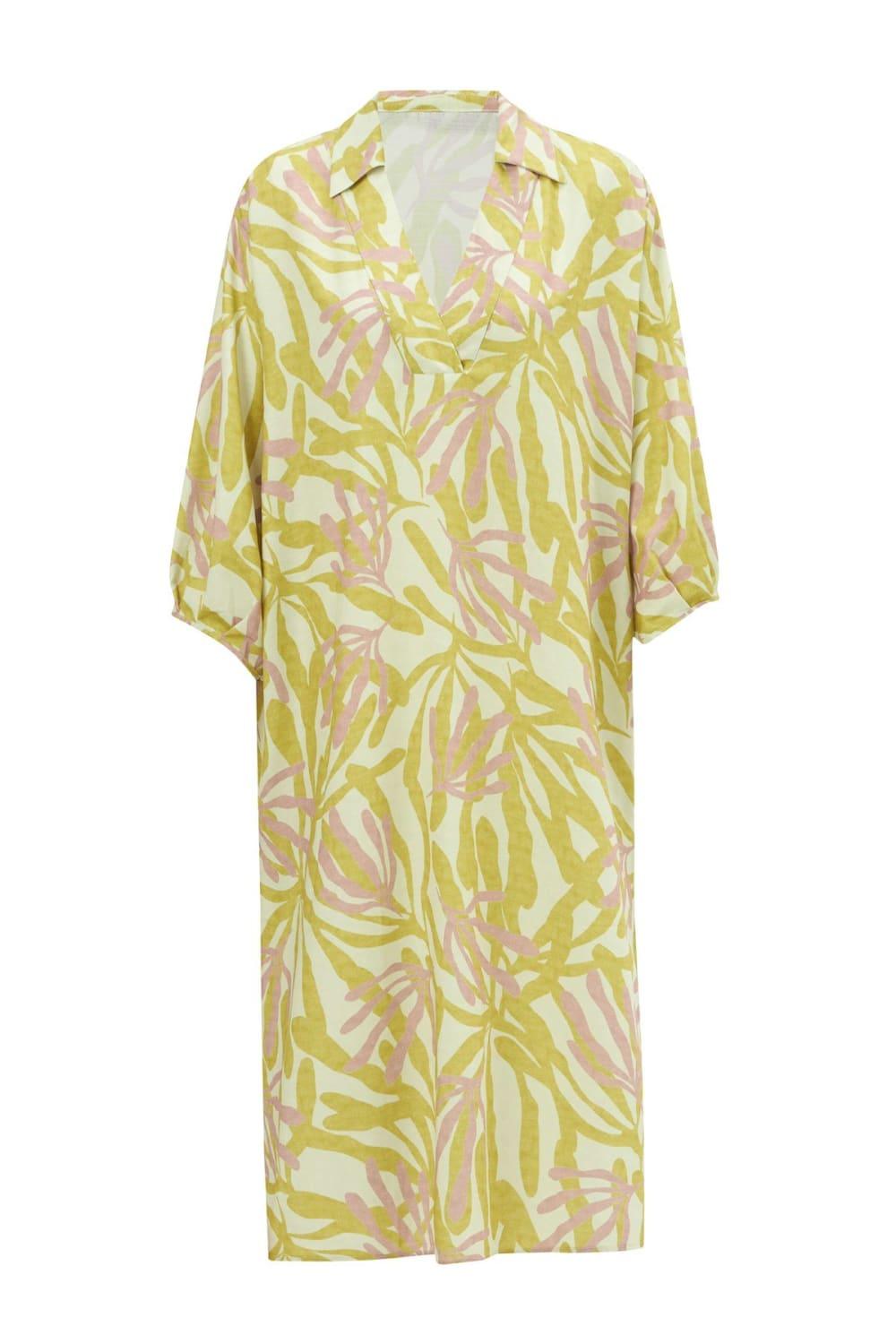 Peraluna-Akira Dress Bol Kesim 117 Cm Mat Dokulu Yazlık Kadın Elbise-Elbise-8-Milagron.com